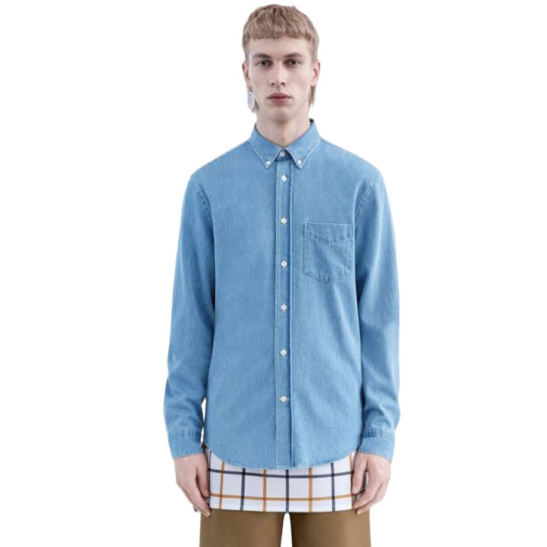 Acne Studios - Acne Studios ISHERWOOD DEN ボタンダウン Acne Studios - Acne Studios ISHERWOOD DEN ボタンダウン