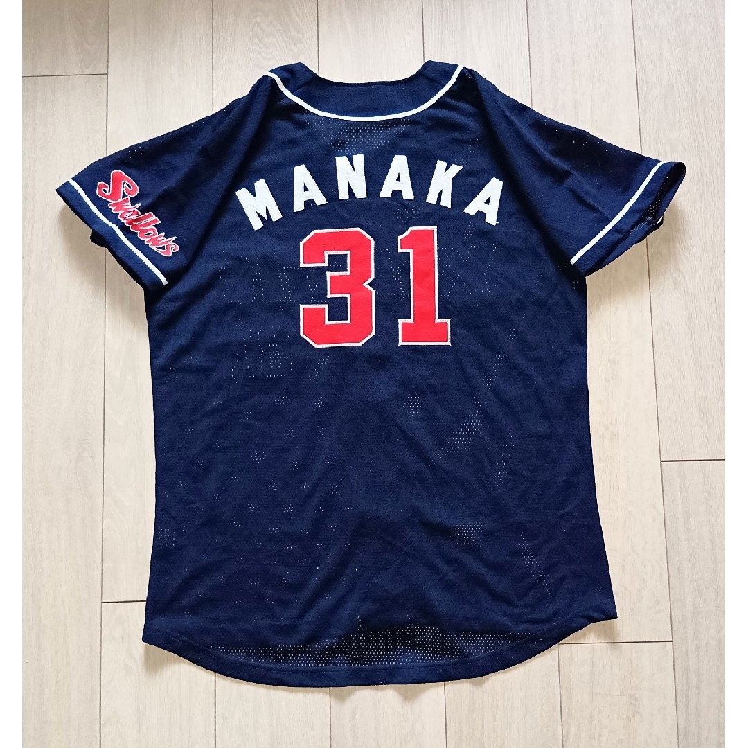 レア】ヤクルト スワローズ 真中 ビジター ユニフォーム フリー 野球 レア】ヤクルト スワローズ 真中 ビジター ユニフォーム フリー 野球