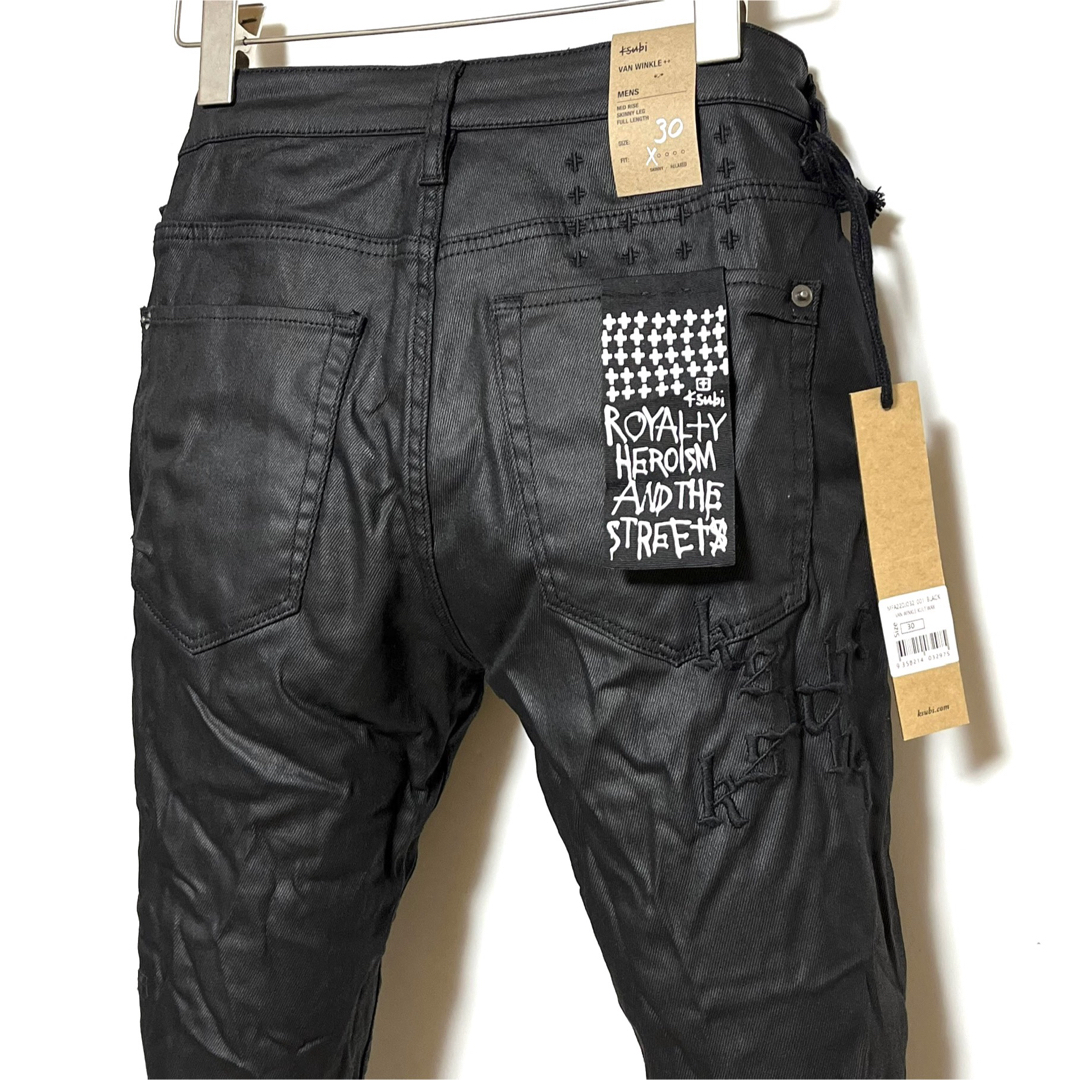 ksubi - ksubi ワックスコーティングスキニーデニム 30 purple ksubi - ksubi ワックスコーティングスキニーデニム 30 purple