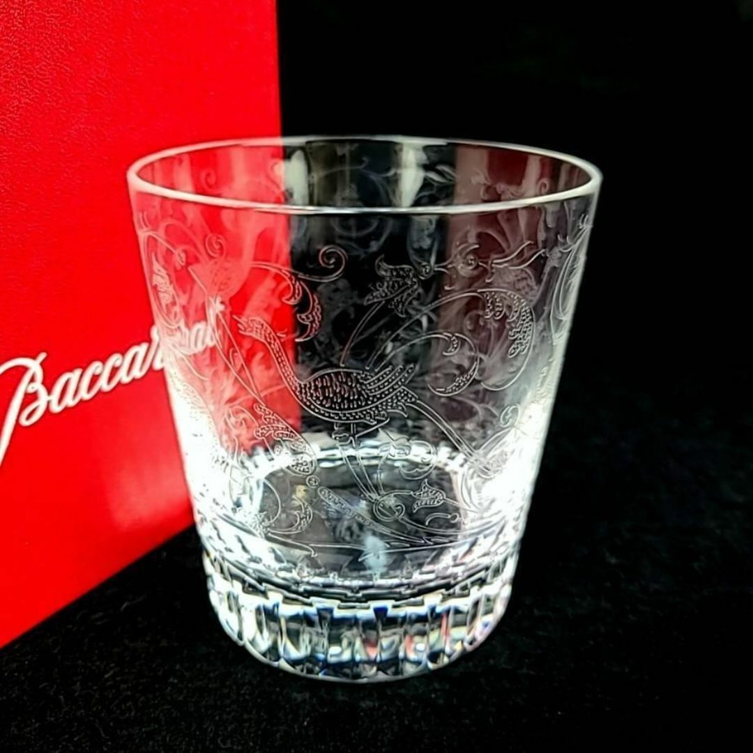 箱付 バカラ 果たせれ Baccarat パルメ ロックグラス 2客セット 箱付 バカラ 果たせれ Baccarat パルメ ロックグラス 2客セット