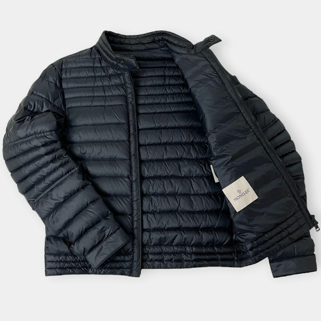 美品 MONCLER モンクレール シングルライダース ダウン 美品 MONCLER モンクレール シングルライダース ダウン