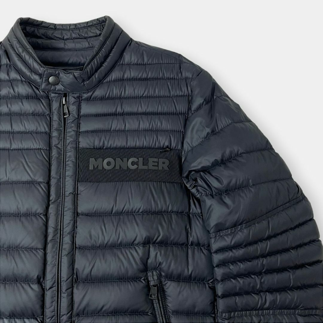 美品 MONCLER モンクレール シングルライダース ダウン 美品 MONCLER モンクレール シングルライダース ダウン