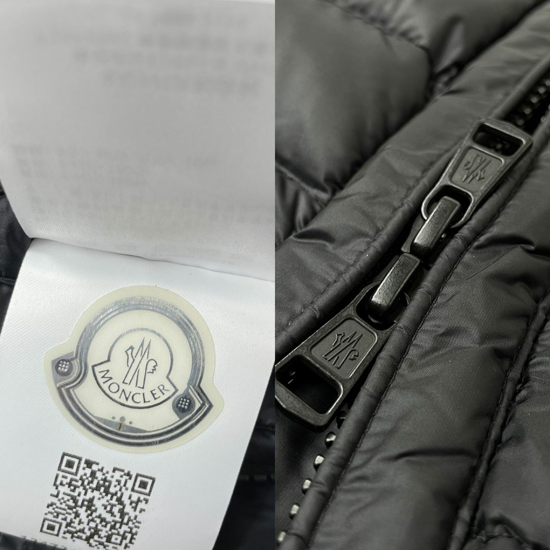 美品 MONCLER モンクレール シングルライダース ダウン 美品 MONCLER モンクレール シングルライダース ダウン
