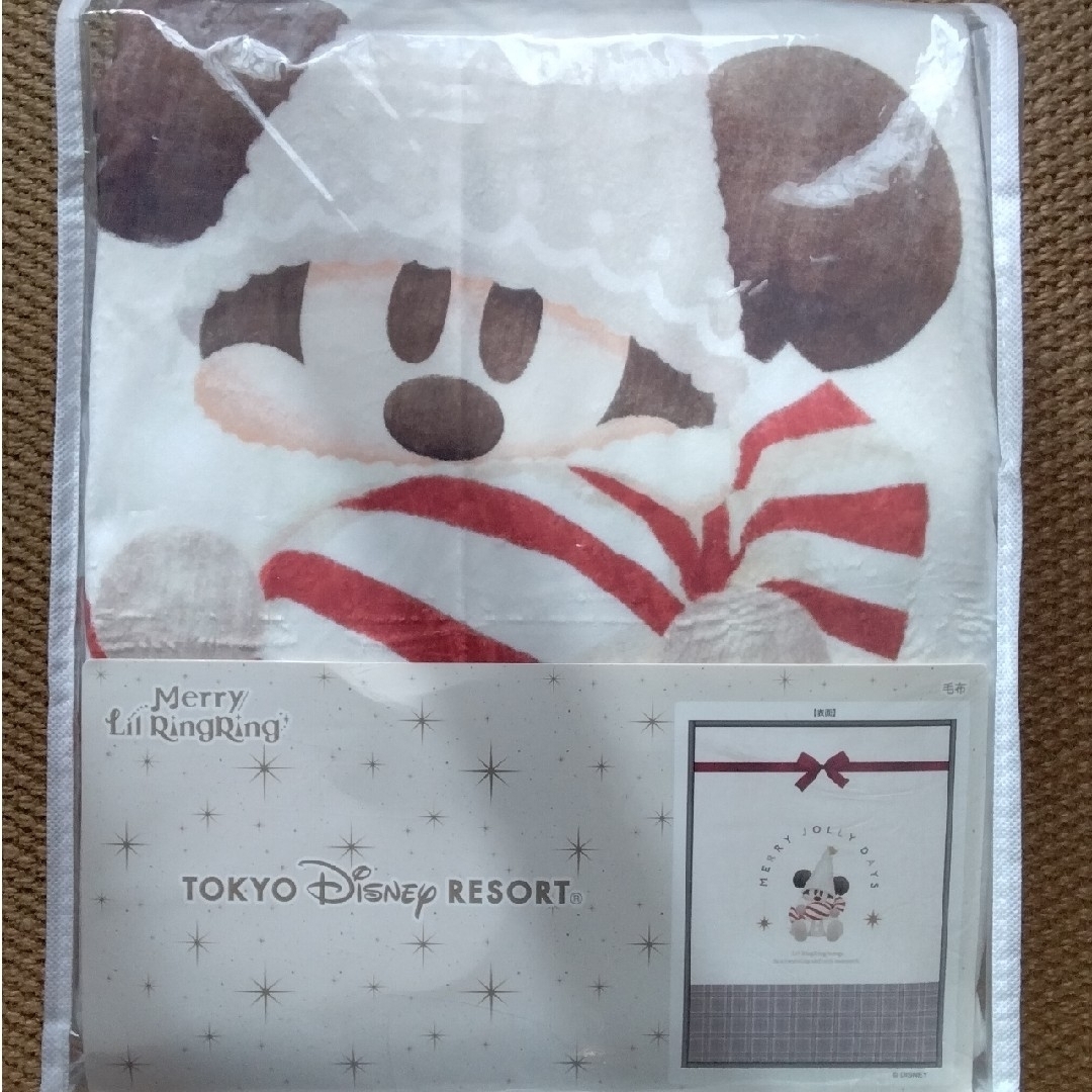 TDR ディズニークリスマス2024 白リルリンリンの毛布 TDR ディズニークリスマス2024 白リルリンリンの毛布