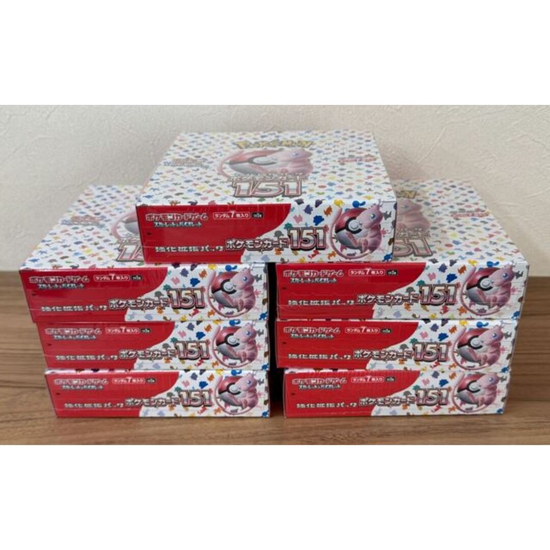ポケモンカード 151 5BOX シュリンク付き パック未開封 ポケモン ポケモンカード 151 5BOX シュリンク付き パック未開封 ポケモン