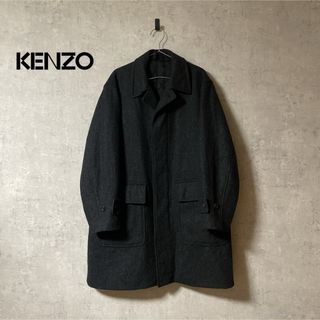 KENZO - 1.KENZO HOMME ロングコートの通販 by .|ケンゾーなら KENZO - 1.KENZO HOMME ロングコートの通販 by .|ケンゾーなら