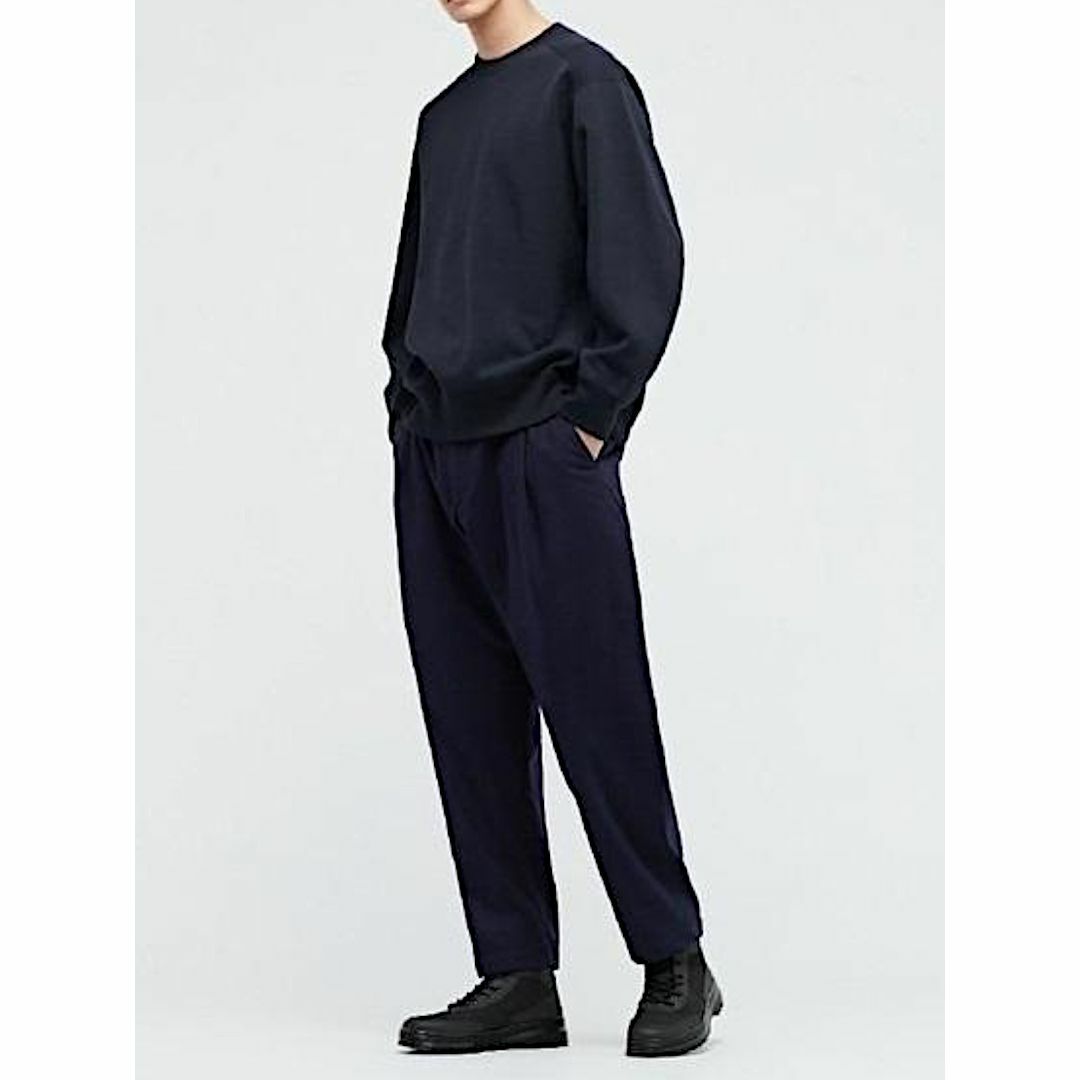 UNIQLO - UNIQLO +J ユニクロ ウールブレンドタックパンツ 美品 UNIQLO - UNIQLO +J ユニクロ ウールブレンドタックパンツ 美品