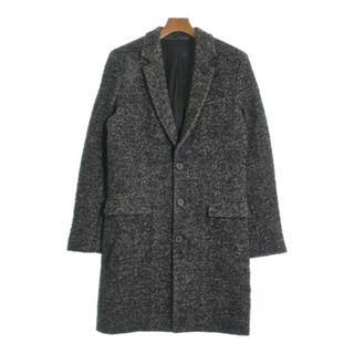 AMI Paris ピークドラペルチェスターコート(48, ブラック) AMI Paris ピークドラペルチェスターコート(48, ブラック)