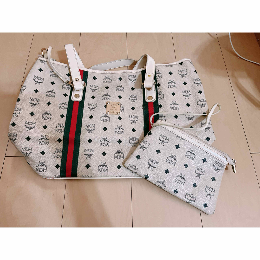MCM - ♡ MCM ポーチ付きトートバッグ ♡