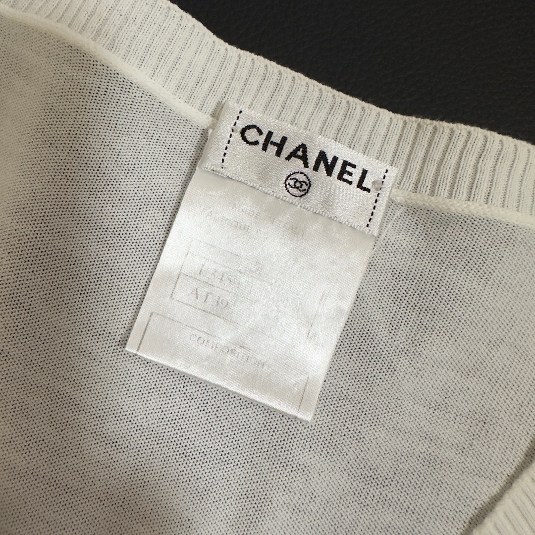 CHANEL ニット 半袖 38 CHANEL ニット 半袖 38