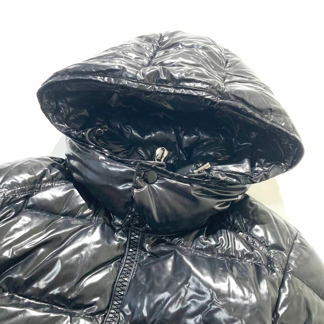 MONCLER - MONCLER ダウンジャケット MAYA ブラック フーディー MONCLER - MONCLER ダウンジャケット MAYA ブラック フーディー