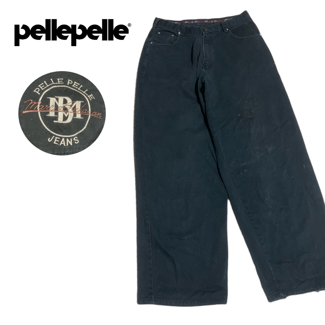 PELLE PELLE - 希少☆PELLE PELLE ペレペレ 極太 刺繍 90s PELLE PELLE - 希少☆PELLE PELLE ペレペレ 極太 刺繍 90s
