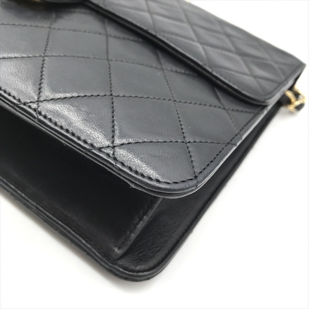 シャネル ココマーク マトラッセラムスキン ショルダーバッグ CHANEL - 良品 CHANEL シャネル ココマーク マトラッセ