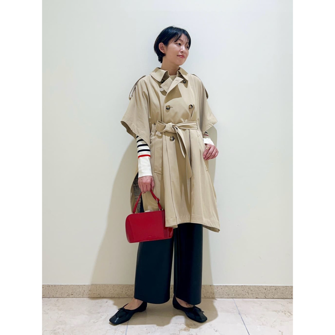 トゥモローランドMACPHEEコットンナイロンシャンブレー ケープ トゥモローランドMACPHEEコットンナイロンシャンブレー ケープ