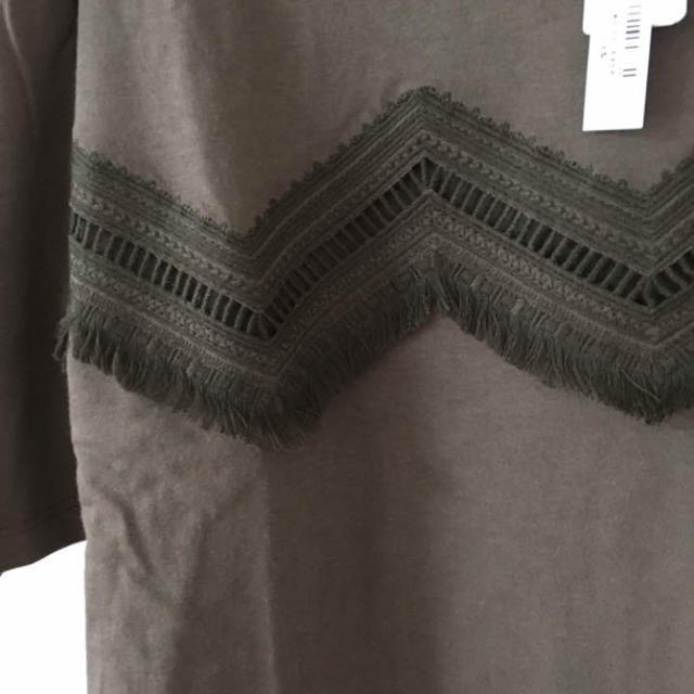 ELFORBR(エルフォーブル)のフリンジTシャツ レディースのトップス(Tシャツ(半袖/袖なし))の商品写真