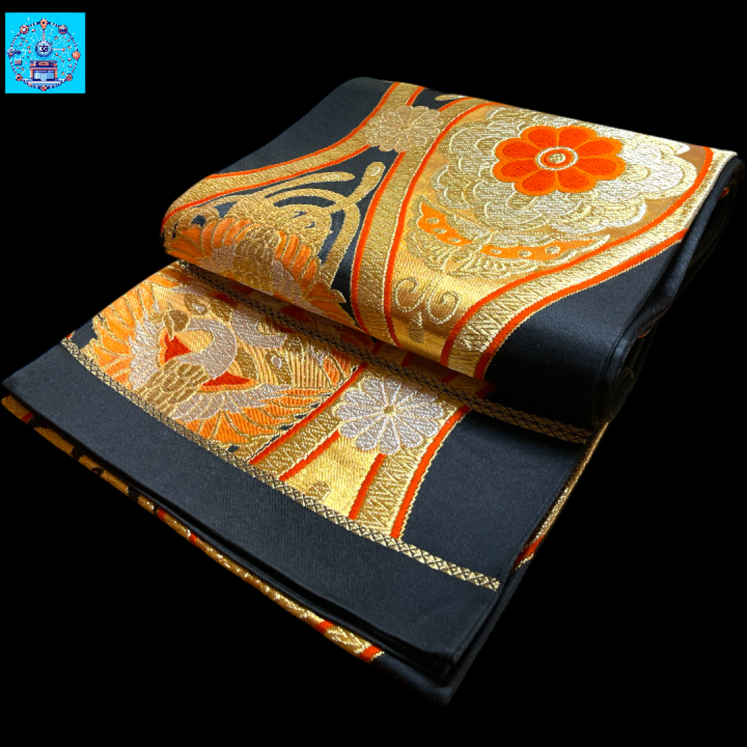 美品】 六通柄袋帯 立涌紋様 金銀糸 振袖 黒留袖 色留袖 美品】 六通柄袋帯 立涌紋様 金銀糸 振袖 黒留袖 色留袖