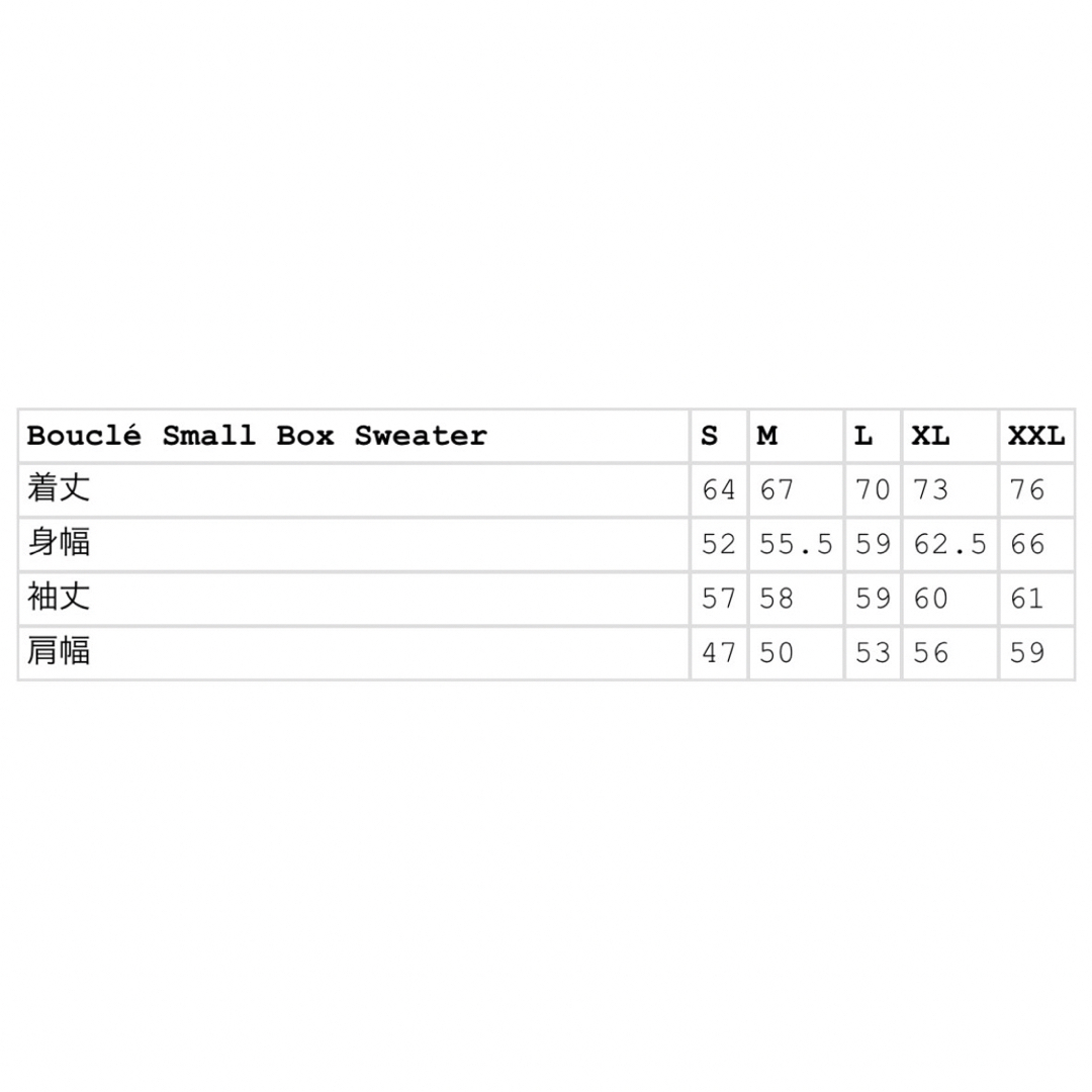 Supreme - Supreme Bouclé Small Box Sweater Navy Lの通販 by Supreme - Supreme Bouclé Small Box Sweater Navy Lの通販 by