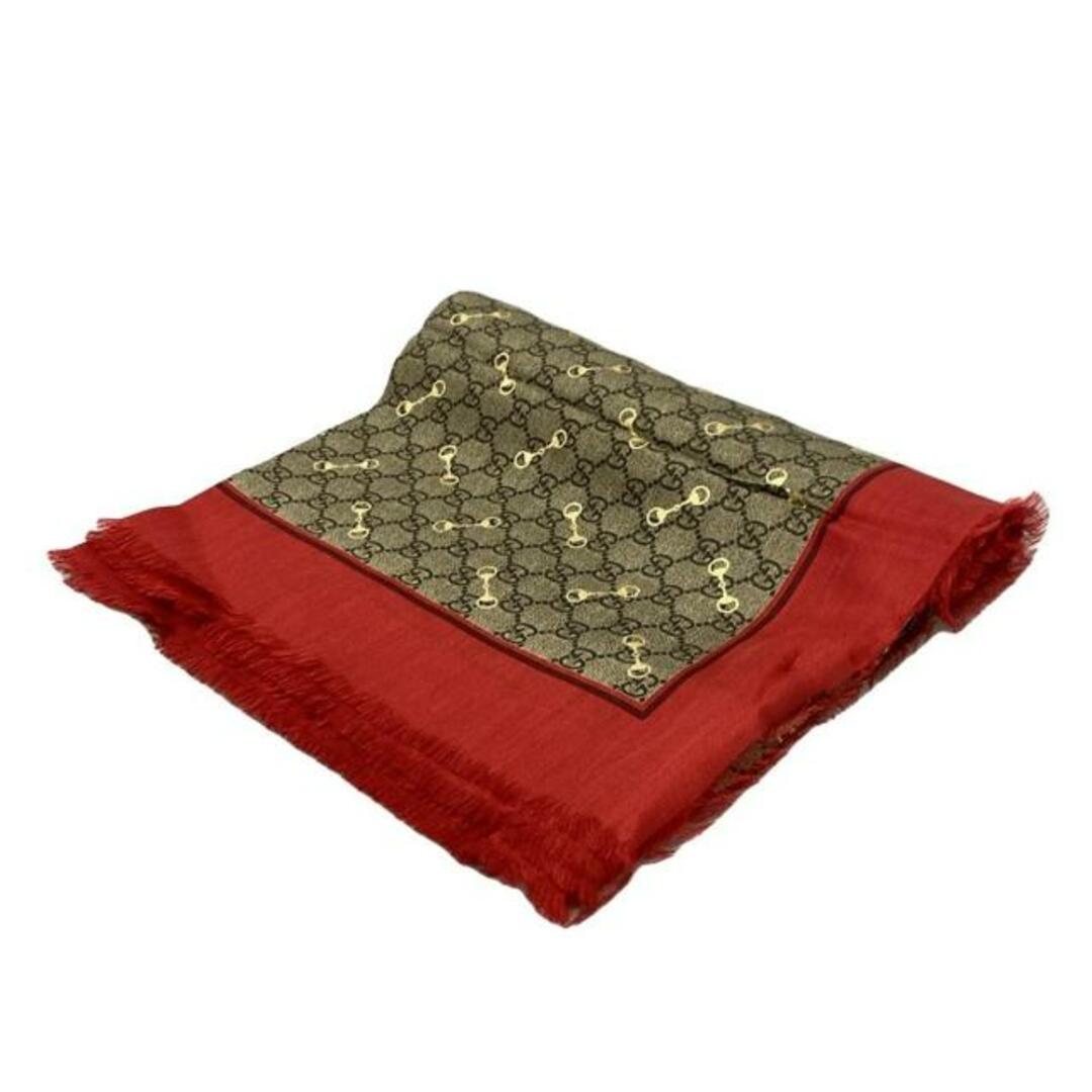 GUCCI(グッチ) ストール(ショール)美品 - 662577 3GA40 グレー GUCCI(グッチ) ストール(ショール)美品 - 662577 3GA40 グレー