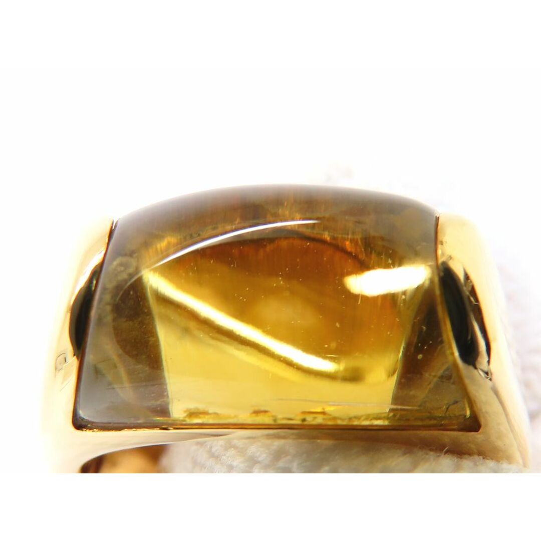 BVLGARI - 【新着】ブルガリ K18YG シトリン(ct刻印無し) トロン BVLGARI - 【新着】ブルガリ K18YG シトリン(ct刻印無し) トロン