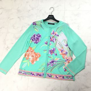 LEONARD - 近年美品 LEONARD レオナール カンカン 花柄 LEONARD - 近年美品 LEONARD レオナール カンカン 花柄