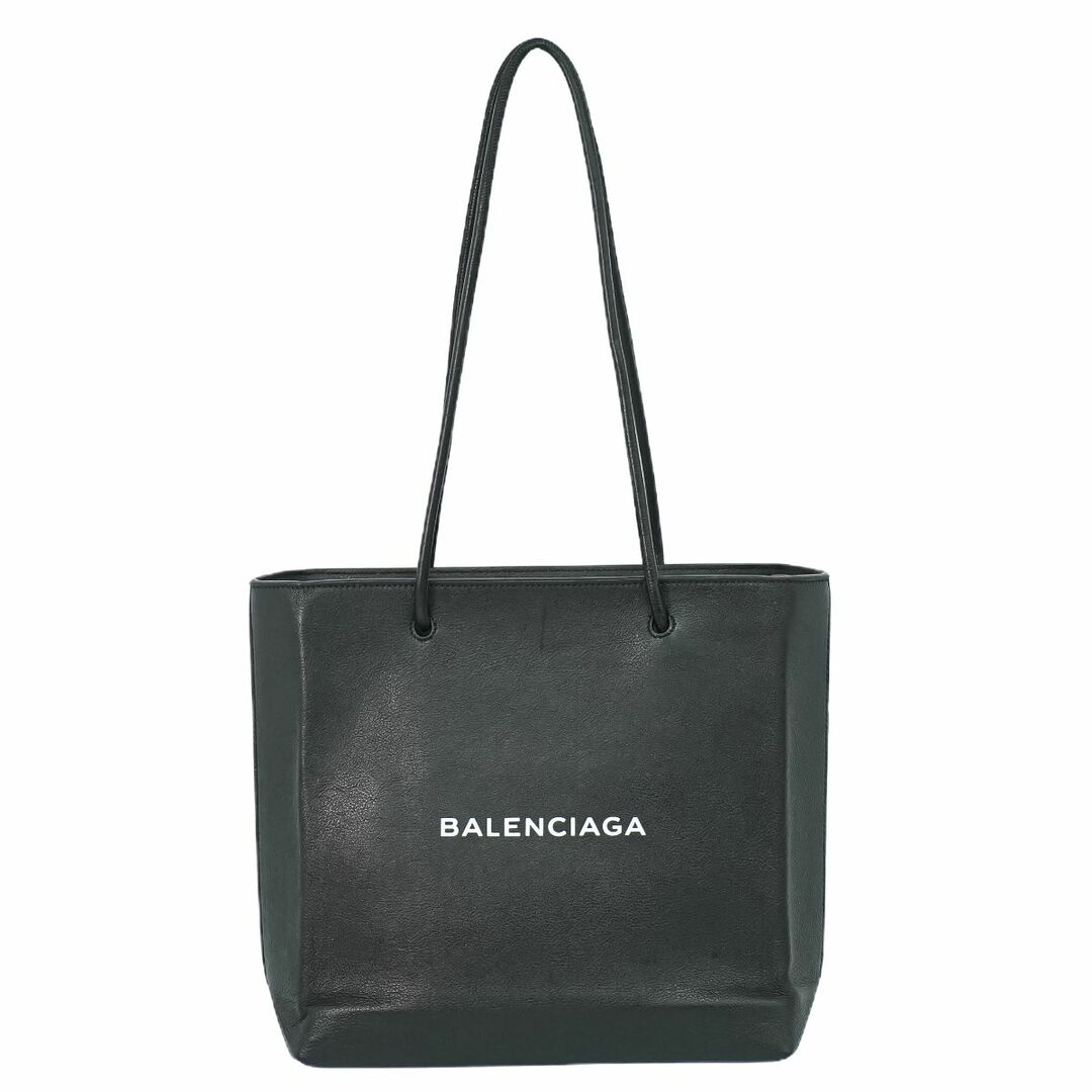 BALENCIAGA BAG - 本物 バレンシアガ BALENCIAGA ショッピング ショルダーバッグ トートバッグ レザー ブラック Shopping バッグ 中古