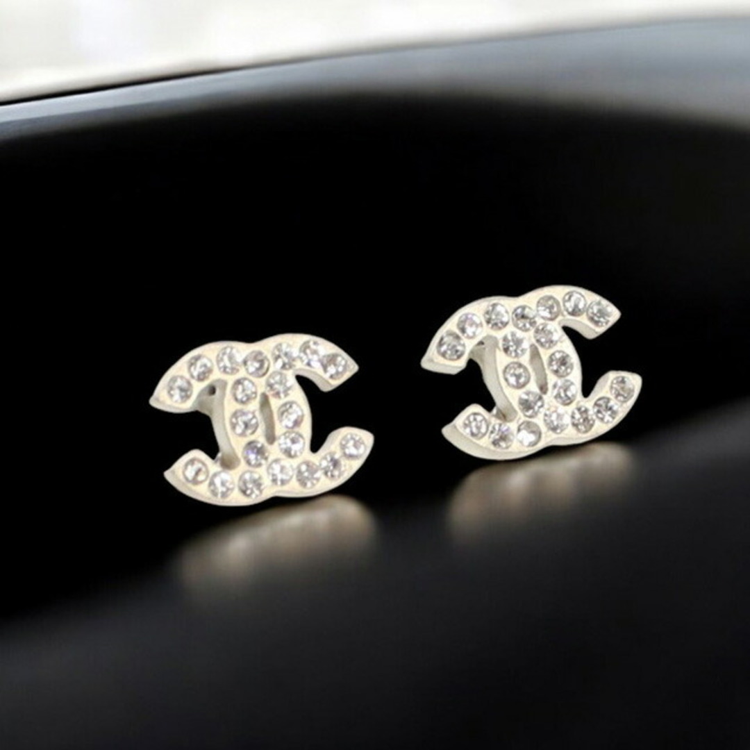 シャネル CHANEL ピアス レディース ココマーク ラインストーン シャネル CHANEL ピアス レディース ココマーク ラインストーン
