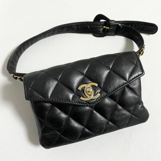 CHANEL - 【極美品】シャネル ボディバッグ マトラッセ ターン CHANEL - 【極美品】シャネル ボディバッグ マトラッセ ターン