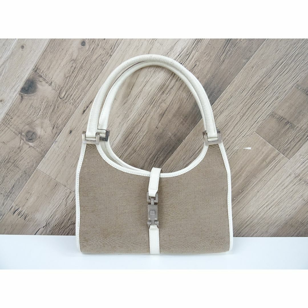 GUCCI - 広044 / GUCCI グッチ ハンドバッグ キャンバス レザー