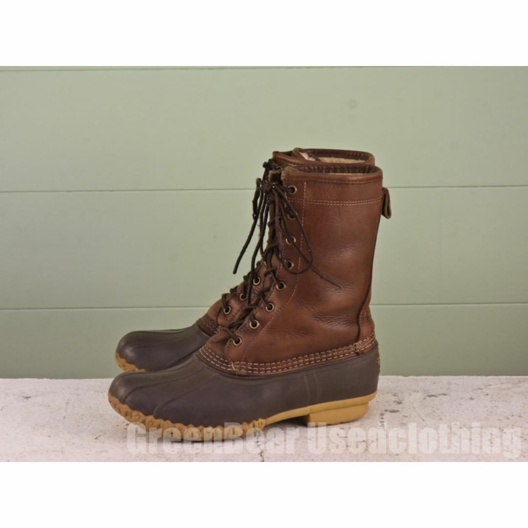 気になる対象商品 L.L.Bean 茶 インナーボア ビーンブーツ L.L.ビーン USA製 - 女性用