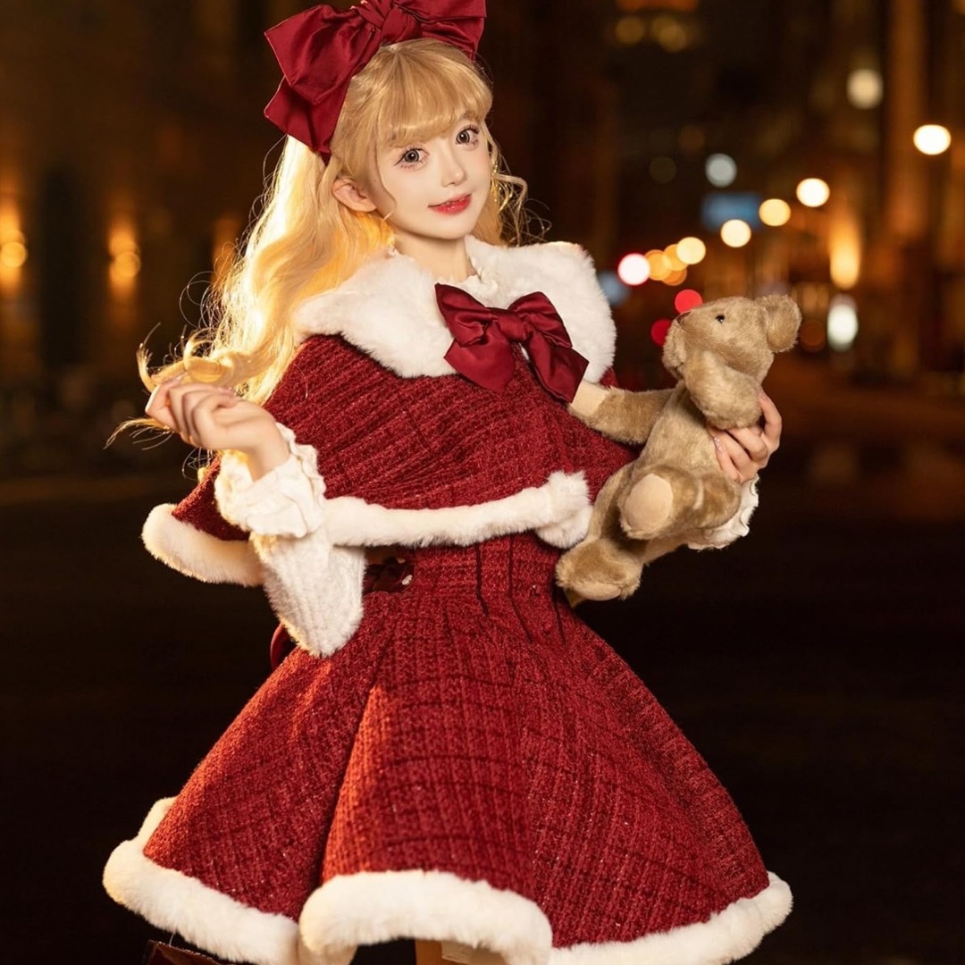 Angelic Pretty - ロリィタ クリスマス 冬 セットアップ フル Angelic Pretty - ロリィタ クリスマス 冬 セットアップ フル