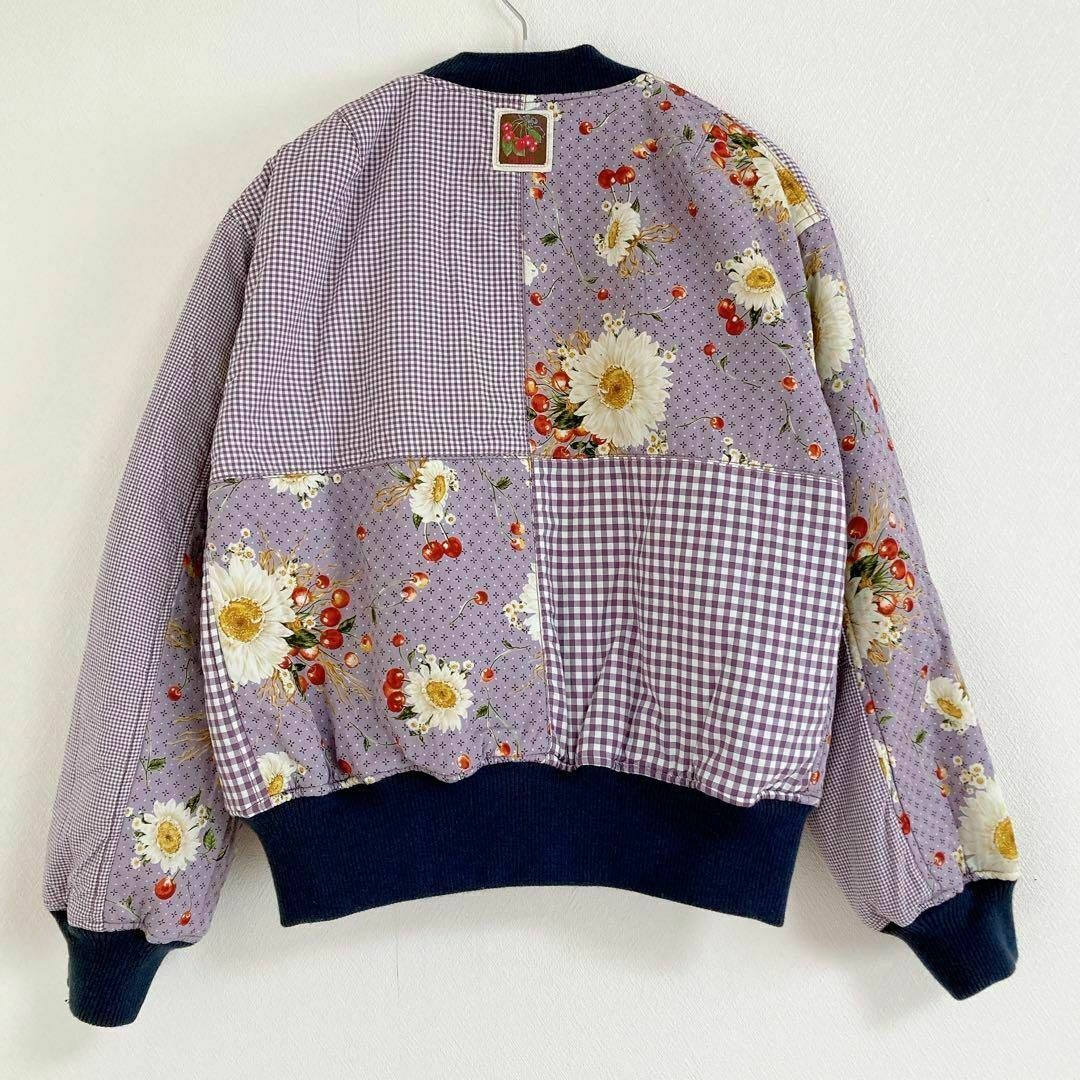 ピンクハウス 雛菊とさくらんぼ刺繍入りデニムブルゾン ピンクハウス 雛菊とさくらんぼ刺繍入りデニムブルゾン