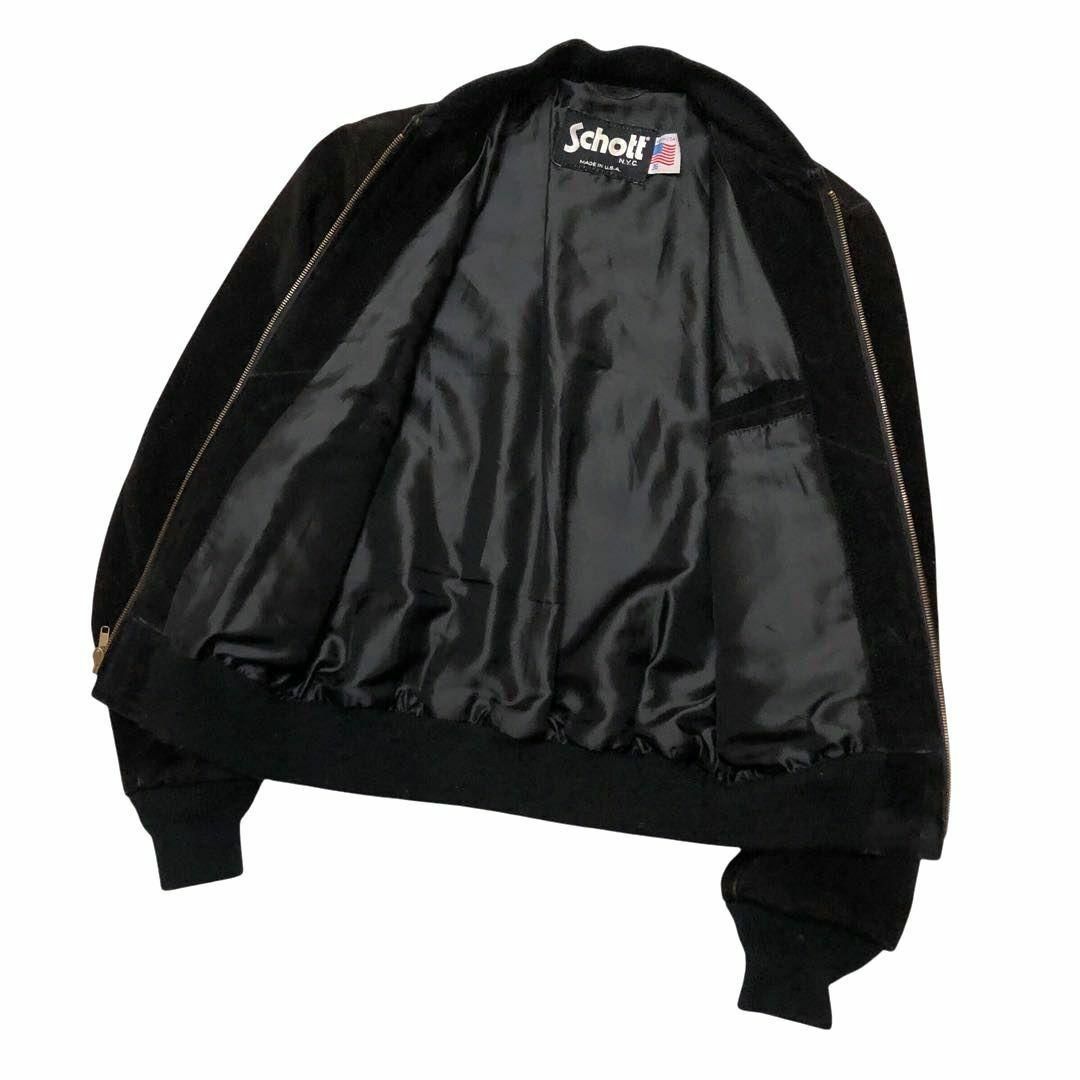 schott - ☆美品☆Schott スエードレザーボンバージャケット schott - ☆美品☆Schott スエードレザーボンバージャケット