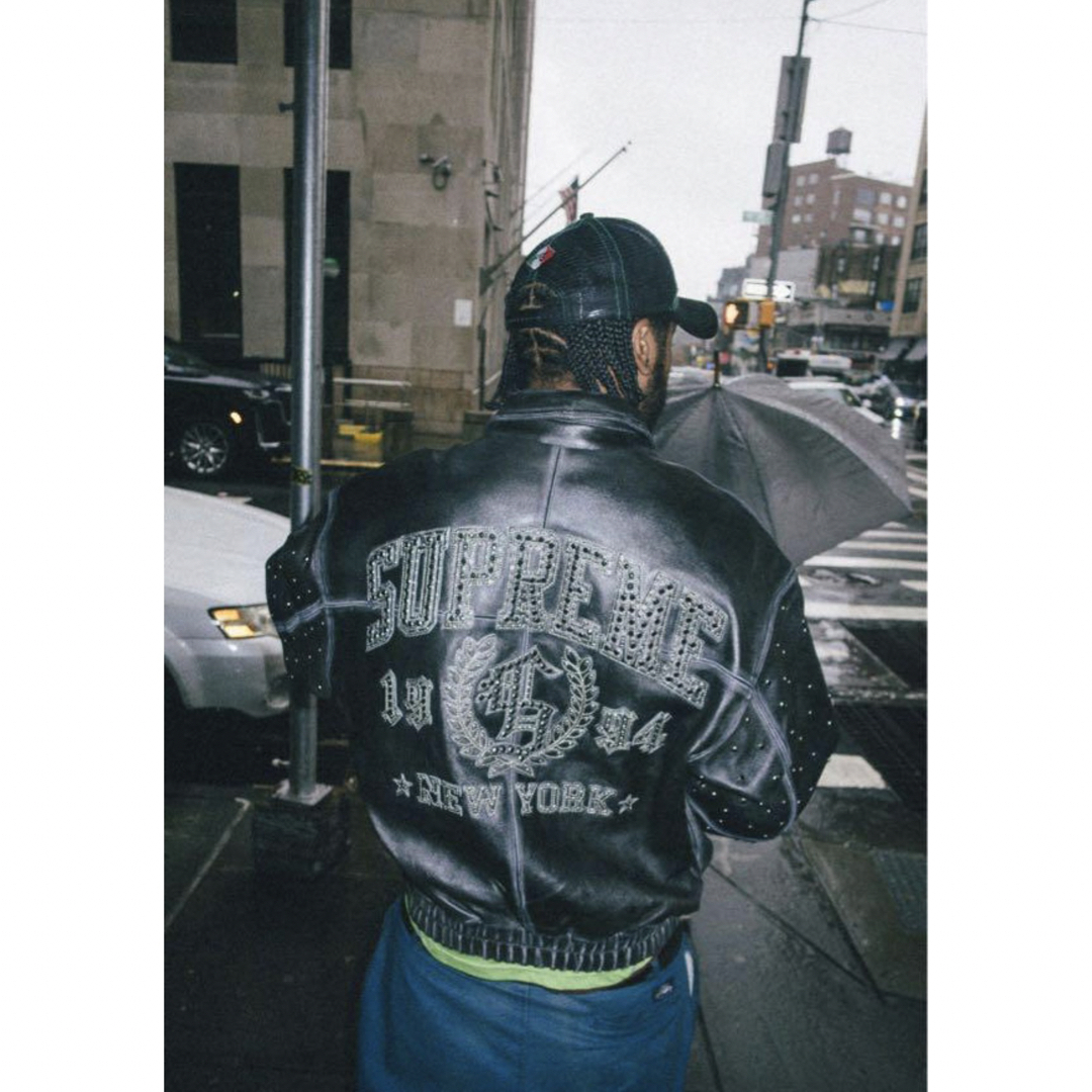 Supreme - Supreme Gem Studded Leather Jacket の通販 by Supreme - Supreme Gem Studded Leather Jacket の通販 by
