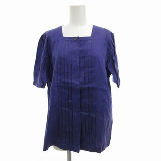 ジバンシィ(GIVENCHY)のジバンシィ Life ヴィンテージ チュニックブラウス 麻 リネン 11 L(シャツ/ブラウス(半袖/袖なし))