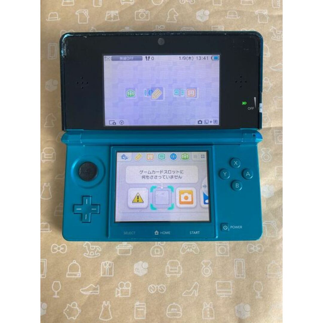 アクアブルー ニンテンドー3DS 本体 アクアブルー ニンテンドー3DS 本体