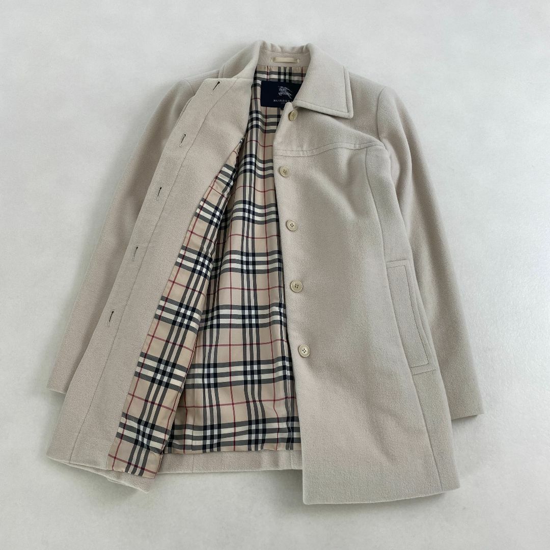 中古 バーバリーロンドン BURBERRY LONDON アンゴラ混 ウール