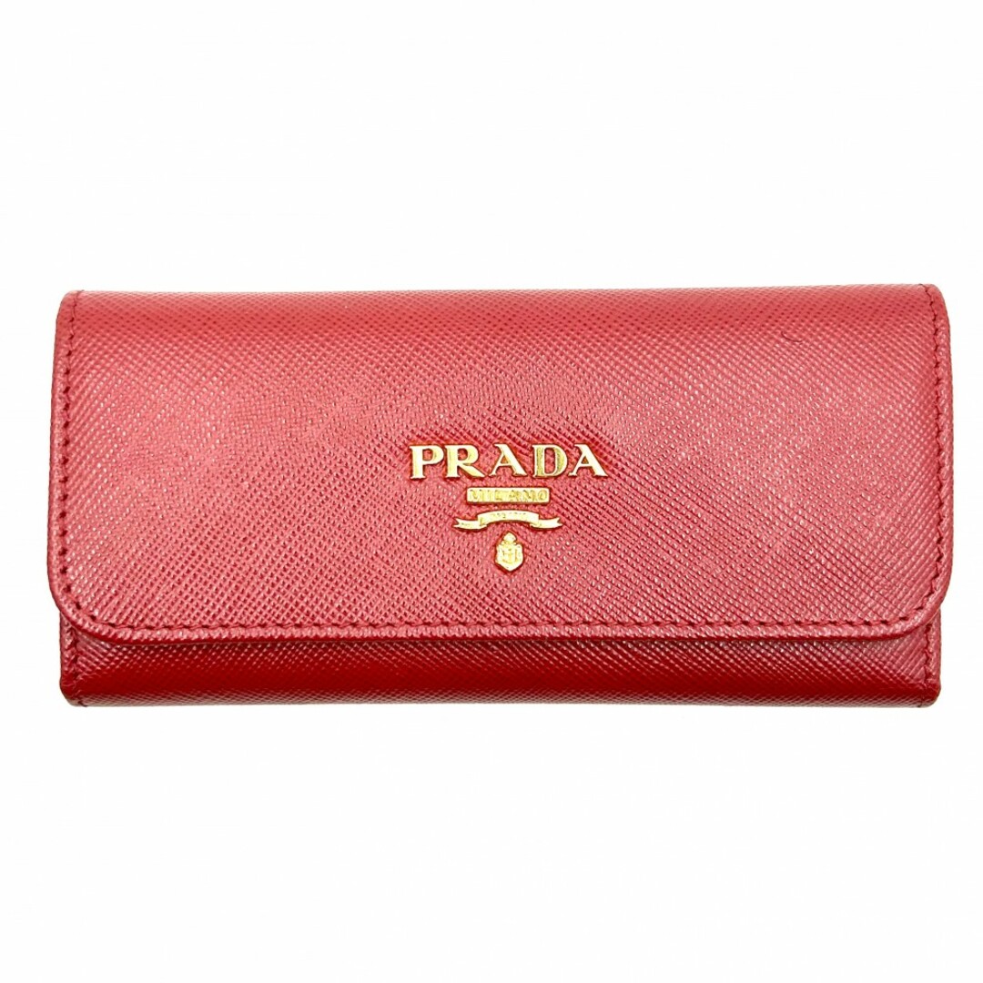 PRADA プラダ キーケース 6連 小物 1M0223 レザー レッド 赤 PRADA プラダ キーケース 6連 小物 1M0223 レザー レッド 赤