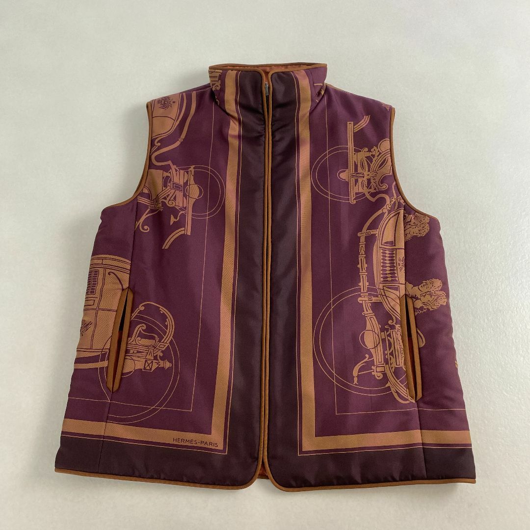 HERMES - 美品　エルメス　ダウンベスト　HERMES　マルジェラ期　リバーシブル　S