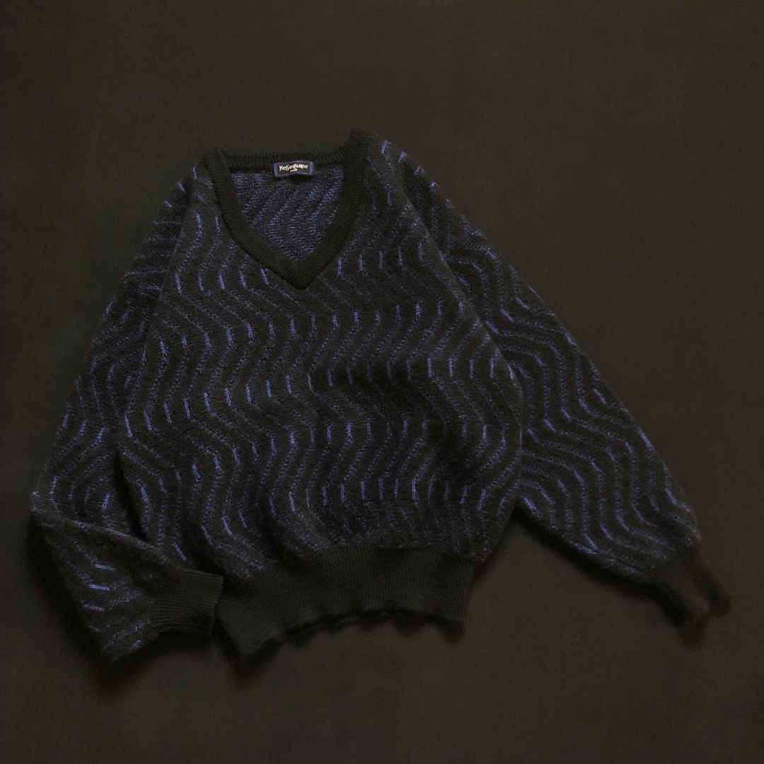Yves Saint Laurent - 80s 90s YSL イヴサンローラン モヘア アルパカ ウール ニット