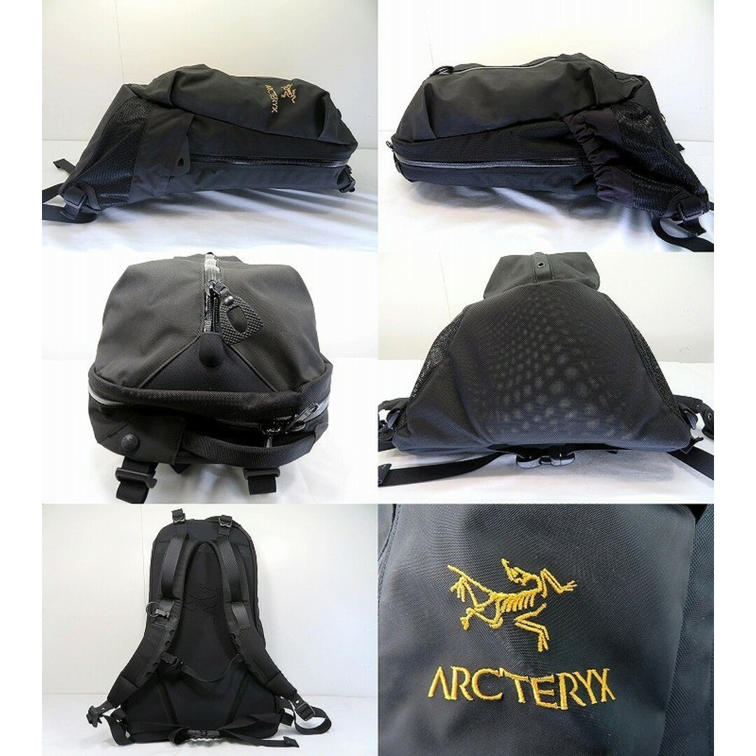 ARC'TERYX(アークテリクス)のs25g-041k【中古】ARC'TERYX アークテリクス　ARRO22 アロー22　6029-108555-05/17　バックパック　リュック　アウトドア　ブラック メンズのバッグ(バッグパック/リュック)の商品写真