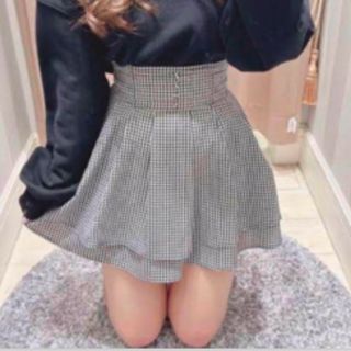 evelyn 酷い ダブルフレアskスカートギンガムチェック evelyn 酷い ダブルフレアskスカートギンガムチェック