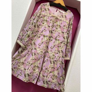 ネットオフ 送料得店  人気デザイン薔薇柄パワーネットチュニックの通販 happy's by チュニック