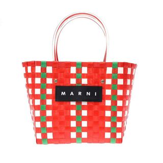 MARNI(かごバッグ/ストローバッグ ・ レッド/赤色系)のフリマ MARNI(かごバッグ/ストローバッグ ・ レッド/赤色系)のフリマ