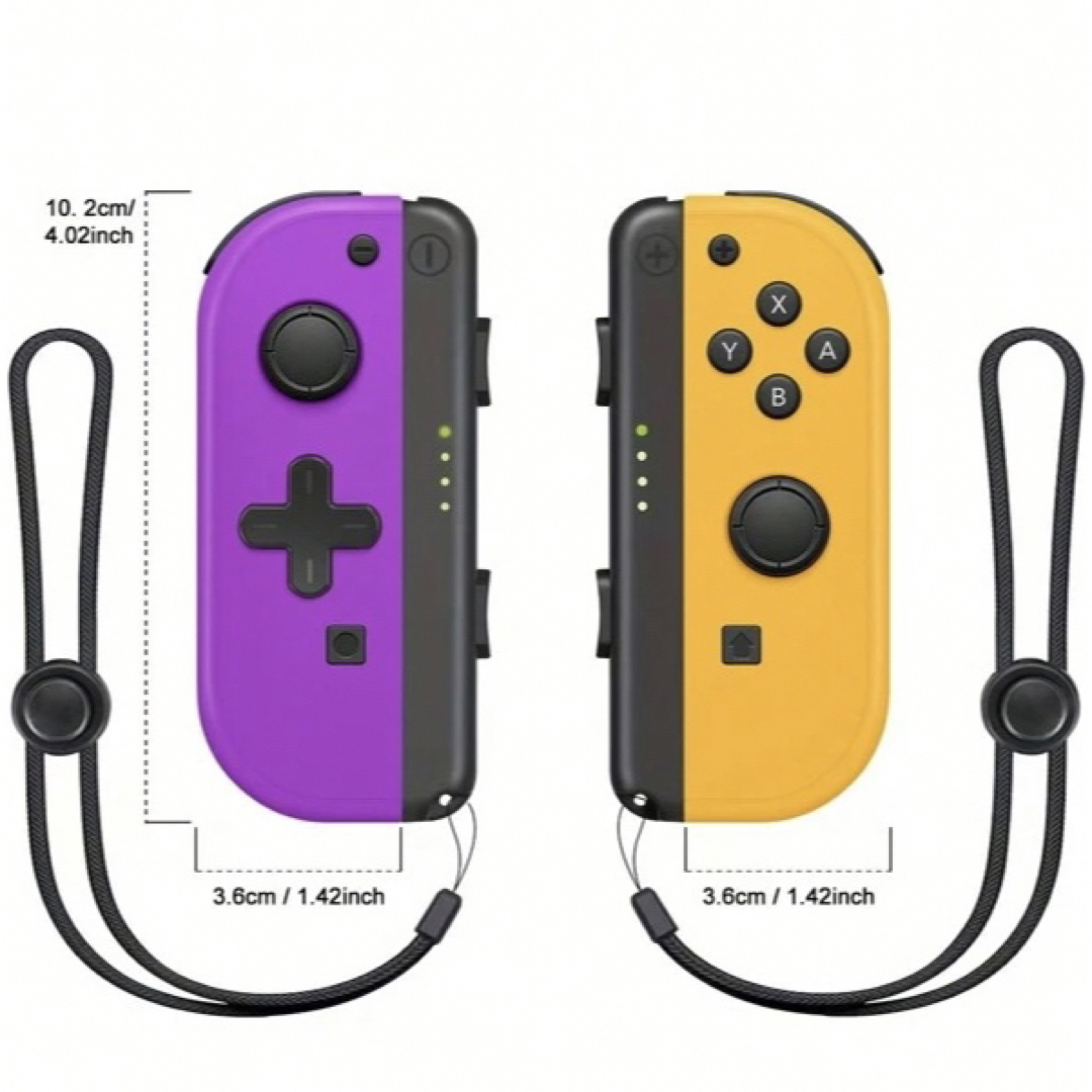 オレンジ パープル 紫 Switch ジョイコン 任天堂 Joy-con 本体 エンタメ/ホビーのゲームソフト/ゲーム機本体(その他)の商品写真