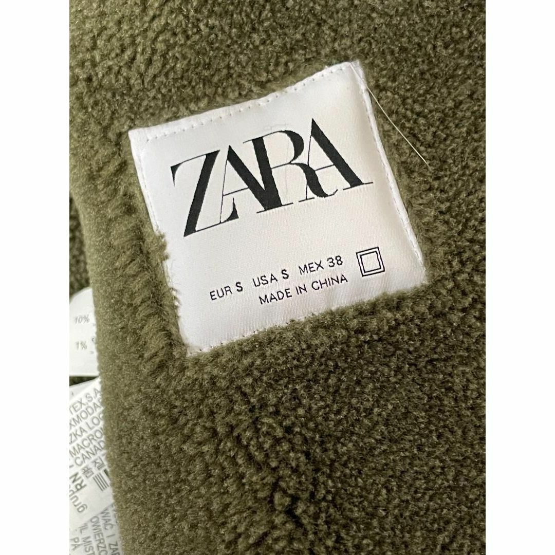 ZARA - 未使用 ZARA ザラ スエード ウール混 ボア襟 ブルゾン ZARA - 未使用 ZARA ザラ スエード ウール混 ボア襟 ブルゾン