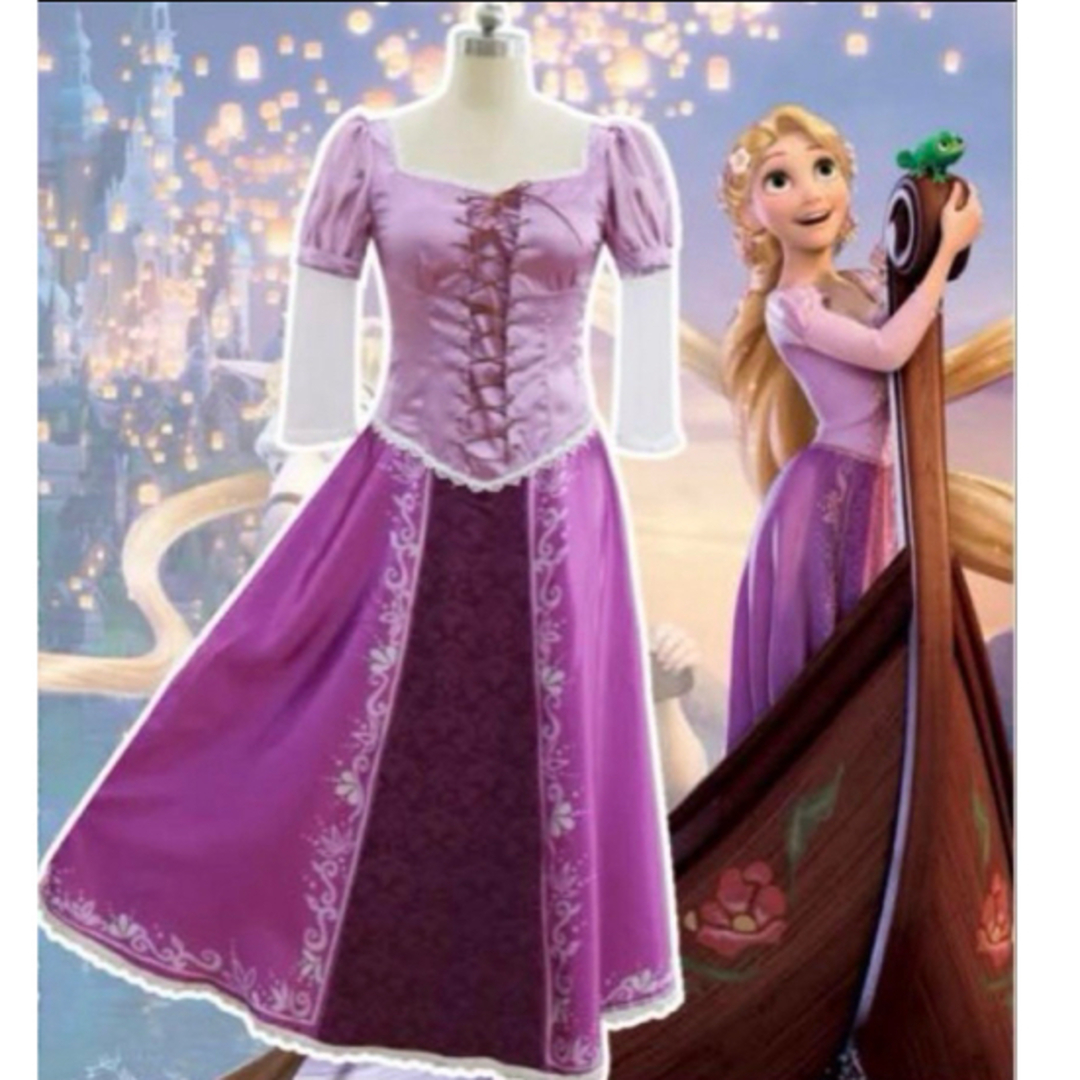 Disney - ラプンツェル仮装6点セット コスプレハロウィン衣装 Disney - ラプンツェル仮装6点セット コスプレハロウィン衣装