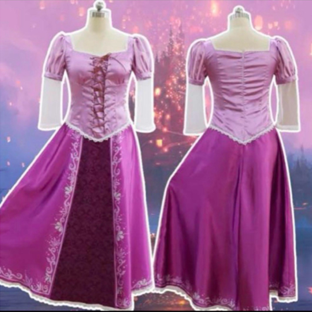 Disney - ラプンツェル仮装6点セット コスプレハロウィン衣装 Disney - ラプンツェル仮装6点セット コスプレハロウィン衣装