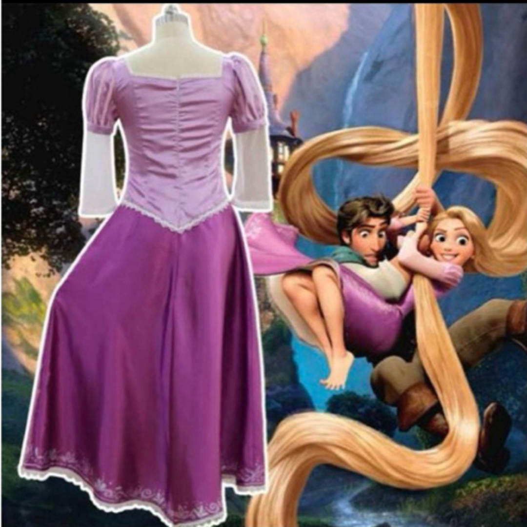 Disney - ラプンツェル仮装6点セット コスプレハロウィン衣装 Disney - ラプンツェル仮装6点セット コスプレハロウィン衣装