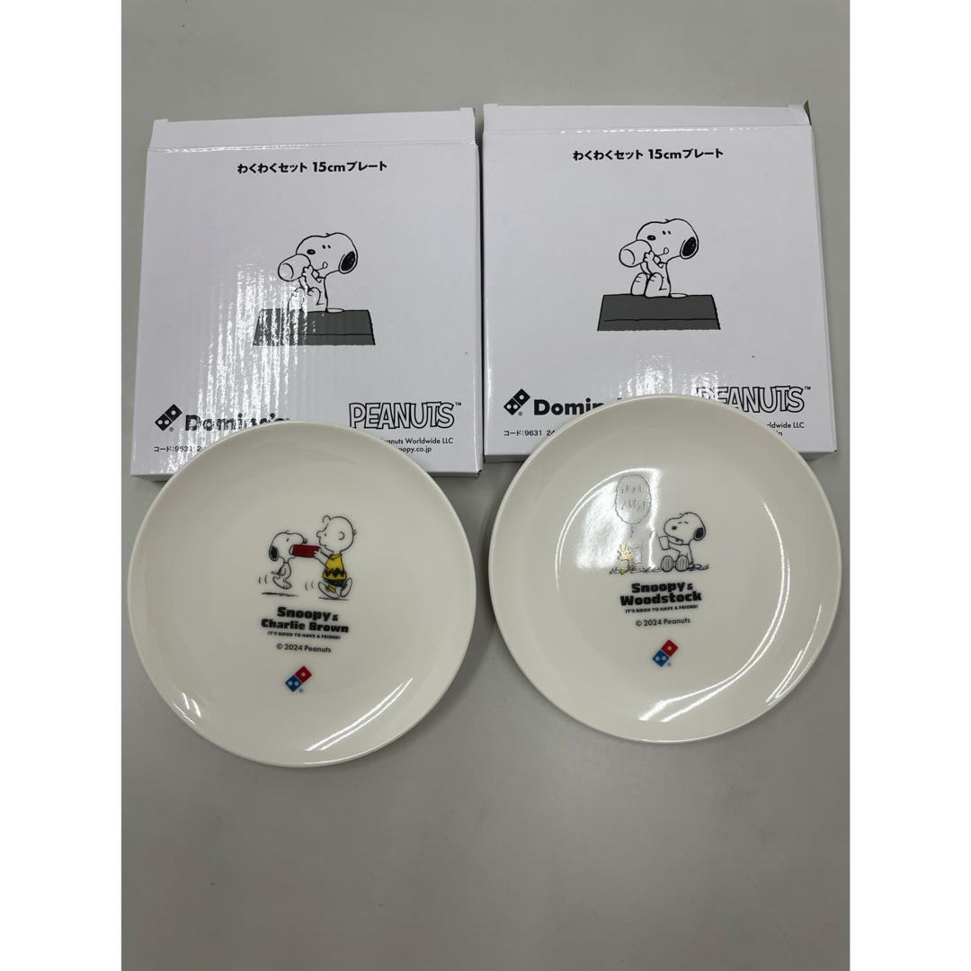 SNOOPY(スヌーピー)のドミノピザ スヌーピー コラボディッシュ インテリア/住まい/日用品のキッチン/食器(食器)の商品写真