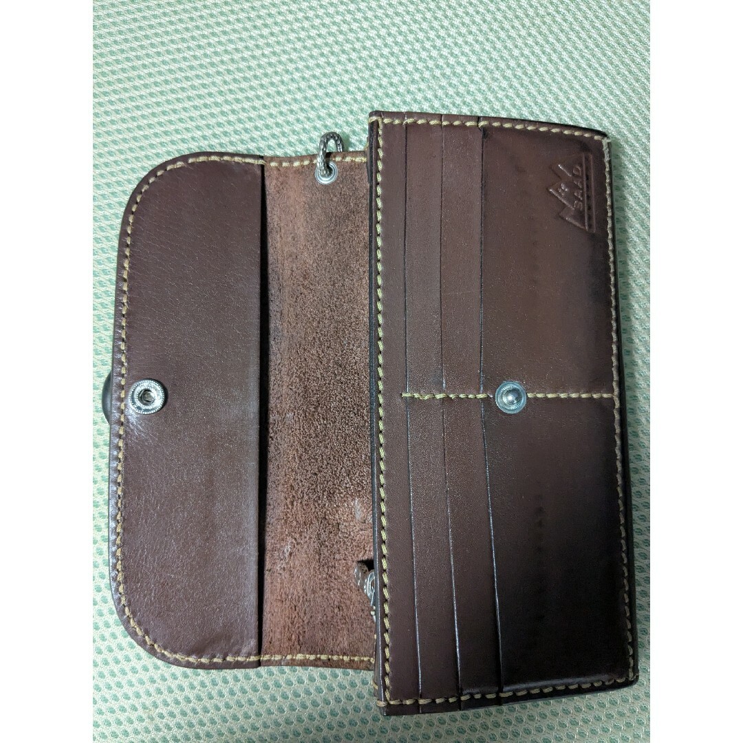 SAADサード肉厚本革長財布サドルレザーライダースウォレット SAADサード肉厚本革長財布サドルレザーライダースウォレット